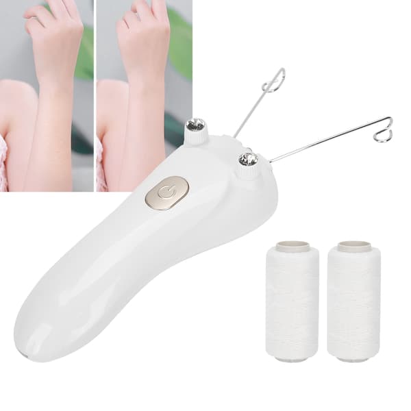 Gull Elektrisk Bomullstråd Epilator USB-lading Ansikts- og Kroppshårfjerningsenhet