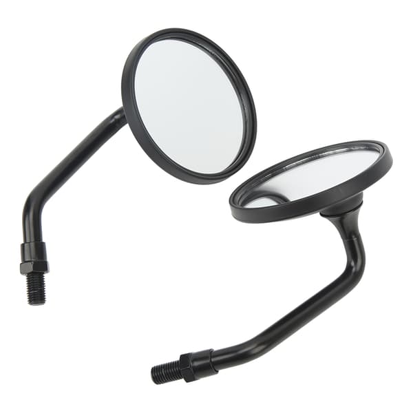 Universal 3.4in Bred Vision Motorcykel Backspegel Svart