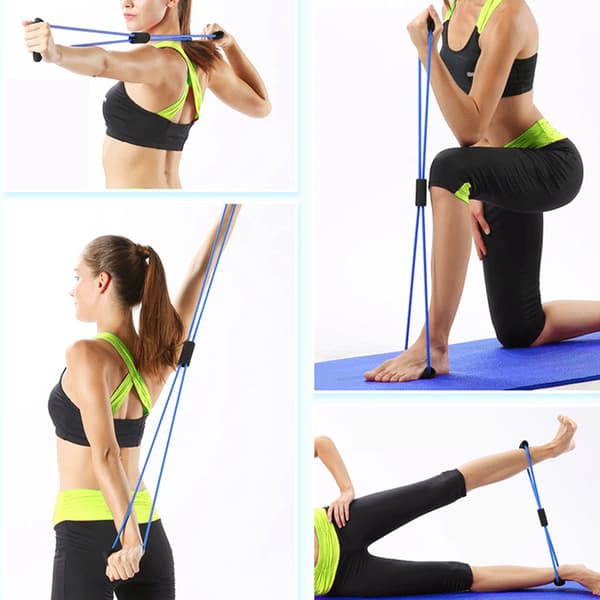 Strækmodstandsband til Yoga Gym Workout (blå)