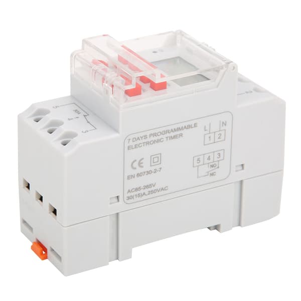 TM919BK 7-dagers programmerbar digital tidsbryter 30A 85-265V AC LCD-skjerm