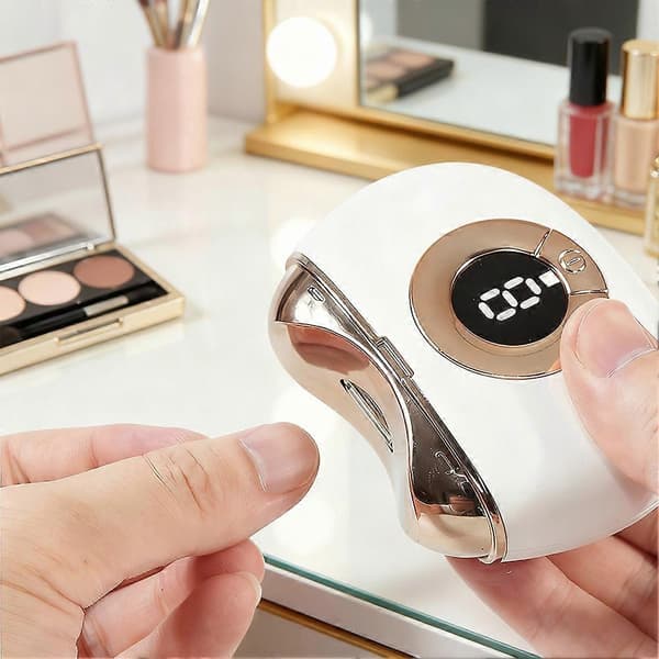 USB oppladbar neglefil for eldre Barnesikker gave til nybakte foreldre White