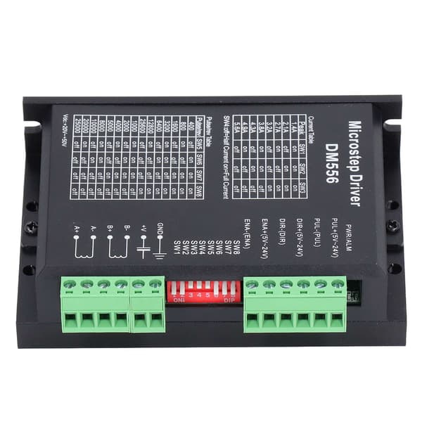 Digital Microstep Driver til 57 86 NEMA23 NEMA34 Steppermotor Controller 2-faset 5.6A DM556