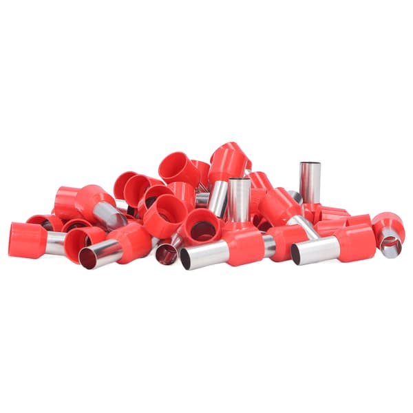 50 stk. isolerede krympeforbindelser EU-stil ledningsender 2 AWG E35-16