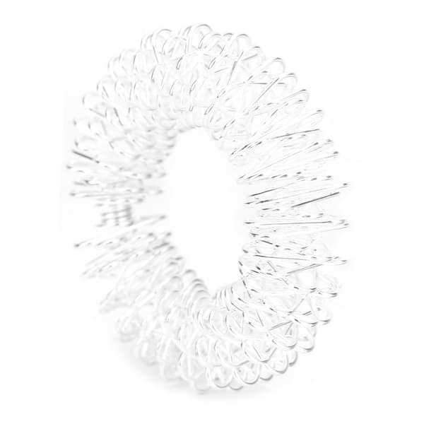 Piggete sensoriske fingerringer, stressreduserende massasje, smerteterapiringer, sølv, barn, voksne