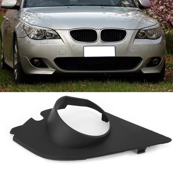Tåkelysdeksel Lampe Ramme Grill Passer for 5er E60 E61 03-10 (Høyre Side 51117896604)