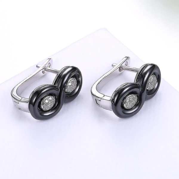 sølv ørering Cubic Zirconia smykker Stud ørering