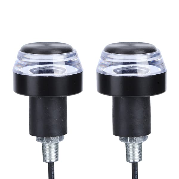 Universal 12V Motorcykel Styre LED Blinkers Ljus Ändplugg