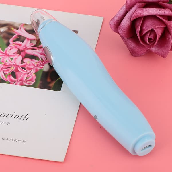 Oppladbart elektrisk USB-viskelær med 16 refills, rosa