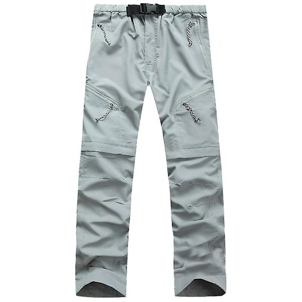 miesten retkeilyhousut Light Grey M