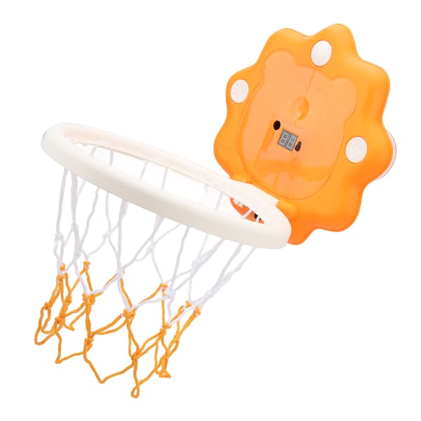 Foldbar Stansfri Småbørnsbasketballkurv Lyssensor Basketballsæt