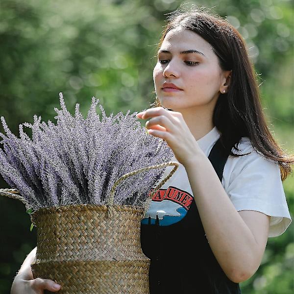 10 buketter med kunstige blomster, der imiterer plastikplanter Purple