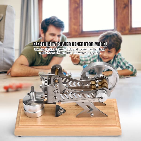 LED Stirling Motor Uddannelsesmodel med Luftkraftgenerator