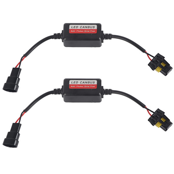 Universal Varselljusdekoder Feilfri 9006 LED Anti Flicker 9-32V