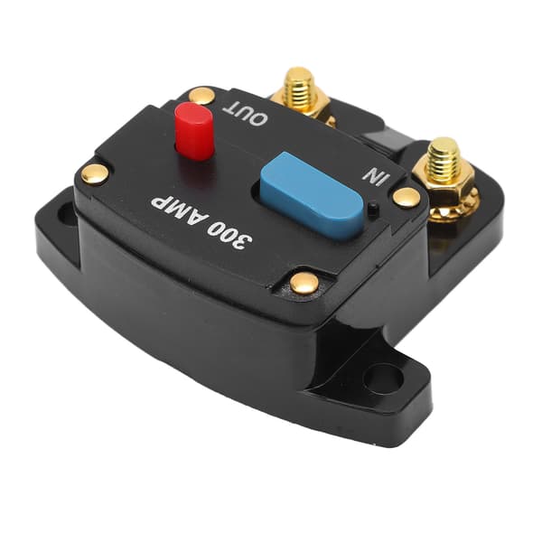 Bil Audio Strømafbryder Manuel Reset Sikring Inline Inverter Holder til Bil Audio Stereo System Båd Lastbiler Busser 300A