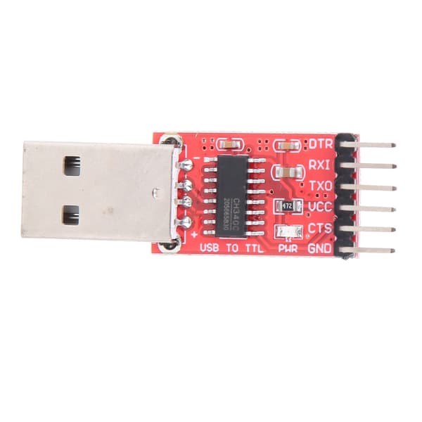 USB TTL RS232 -sarjaporttisovitin CH340 Arduinolle