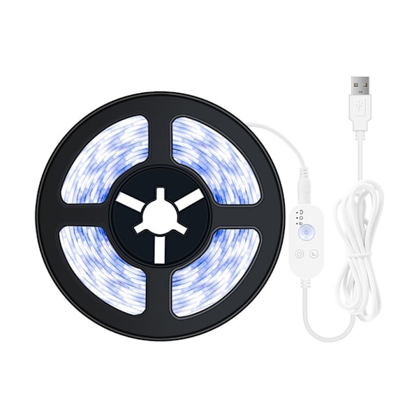 LED lysstrimmel, bevægelsessensor tape (6500K (kølig hvid) 3 meter)