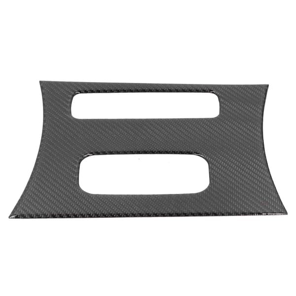 Kolfiber Central Control Gear Panel Dekoration för Dodge Charger 2011-2014 Bildel Manuell Växellåda