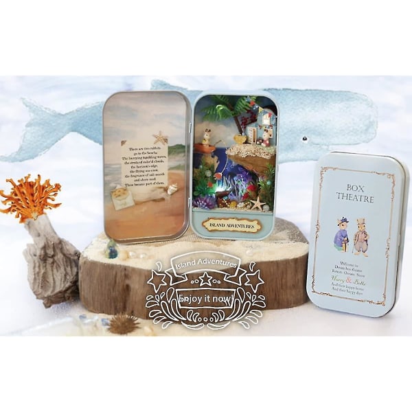DIY hut box teater handgjord montering Island Adventures