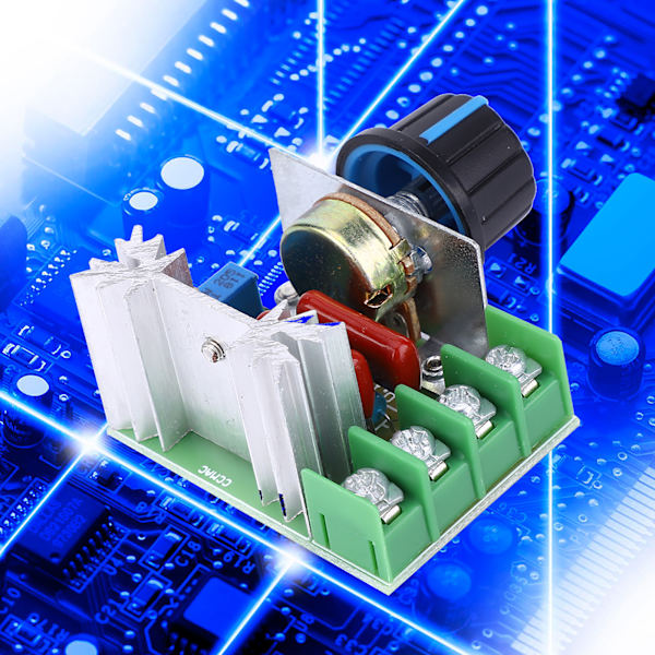 5 ST Motorhastighetskontroller 50-220V AC 220V PWM Variabel Hastighet