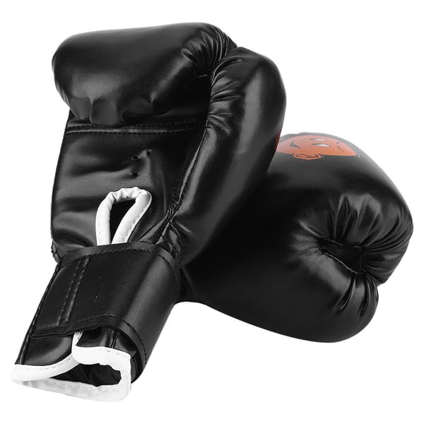 Svarta Muay Thai Boxningshandskar Brottning Stanssäck Sparring Kickboxning
