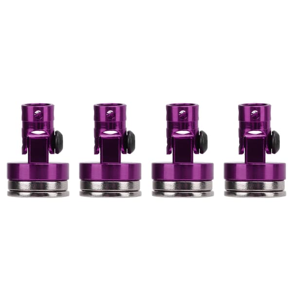 Magnetisk stolpebeslag til RC-køretøjer - sæt med 4, lilla