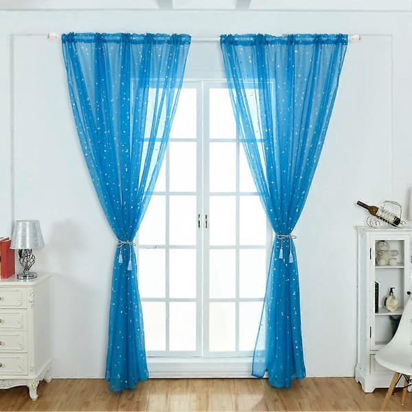 Romantisk tyllgardin elegant, romantisk for barnerom green 1m*2.7m