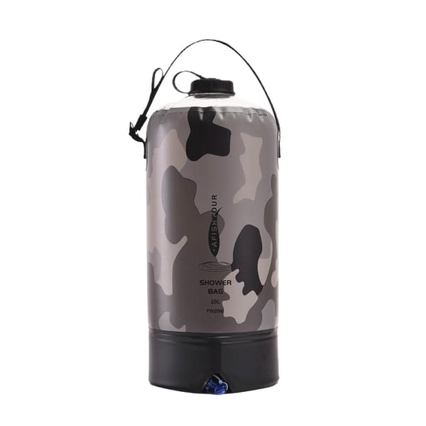 10L Camping Brusepose Udendørs Brusepose PVC Bærbar Solar Brusepose Camping Vandopbevaringspose