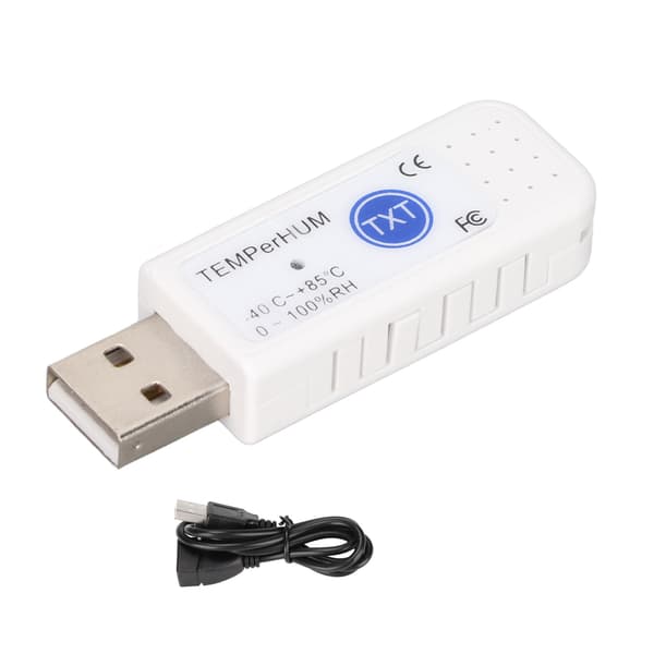 USB Dator Termometer Hygrometer Multifunktionell Datalogger Alarm Temperatur Luftfuktighetsmätare