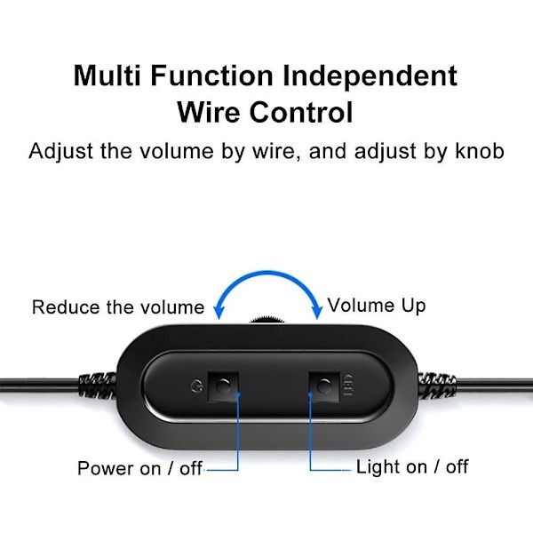 Computerhøjttalere Pc-højttalere Powered Stereo Volume Control
