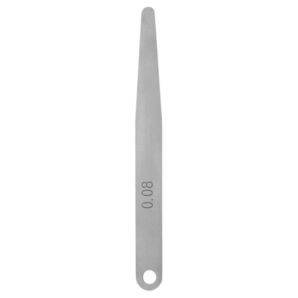 5-pak 0,08 mm tykkelsesmåler, metrisk følerblad
