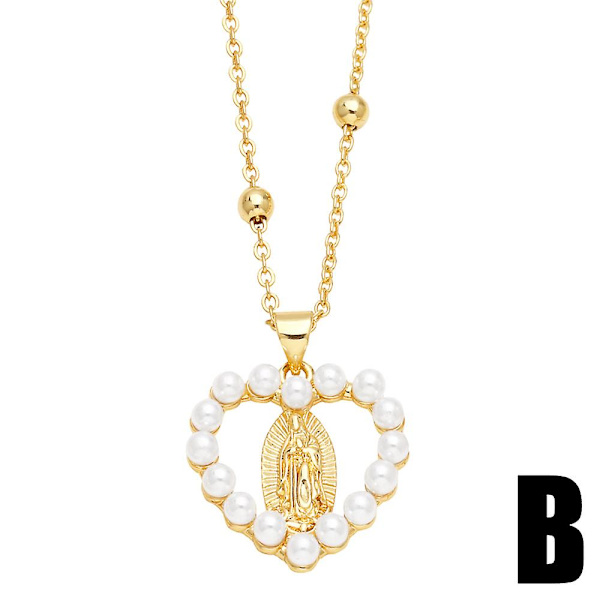 Kaulakoru Vintage Zircon Cross Muotikorut Ac9148 B