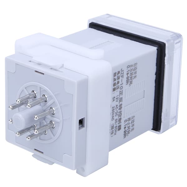 BERM JZF 10A LCD Timer Motor CW CCW Kontrollenhet Timing Switch 0.1S til 99H 12V AC DC