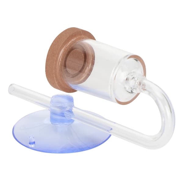 Akvarium CO2 Diffuser Transparent med Sugekopp