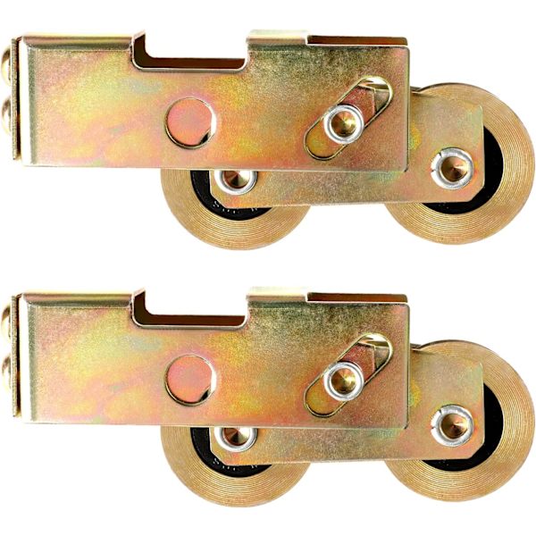 Uteplats skjutdörr tandem set, Huazu skjutdörr rullbyte, 1-1/4" stålkullager