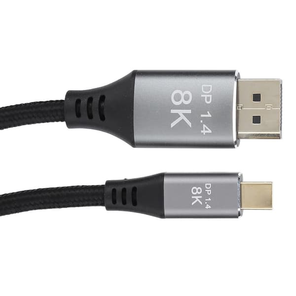 Mini DP til DP Adapterkabel 1.4 Versjon 8K Høydefinisjon 1 meter Lengde Mini DisplayPort
