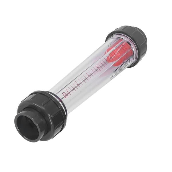 Högprecisions Transparent Plast Rörflödesmätare 1.2-12m³ per Timme