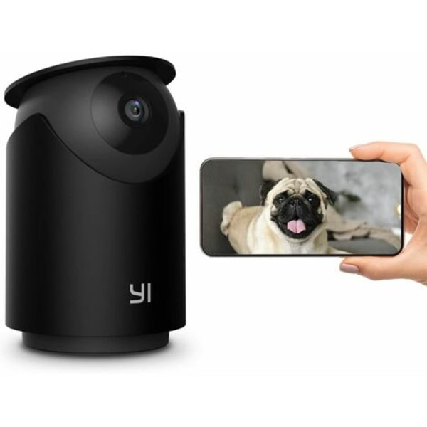 2K Lemmikkikamera WiFi Älykäs lemmikkikamera, jossa yönäkö, 2-kanavainen ääni, liikkeentunnistus, 360 astetta, puhelinsovellus, erikoisominaisuudet