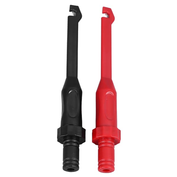2P Testledning Bananstik 4 mm Probe Multimeter Tilbehør Sort Rød til Måling