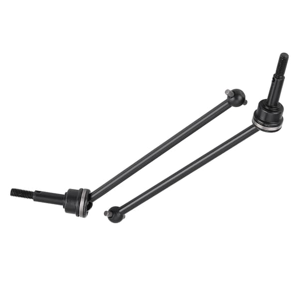 2 stk. Metal Universal Drivaksel Foran Bagtil til HIMOTO E10MTL E10MT E10BP 1 10 RC Bil Sort