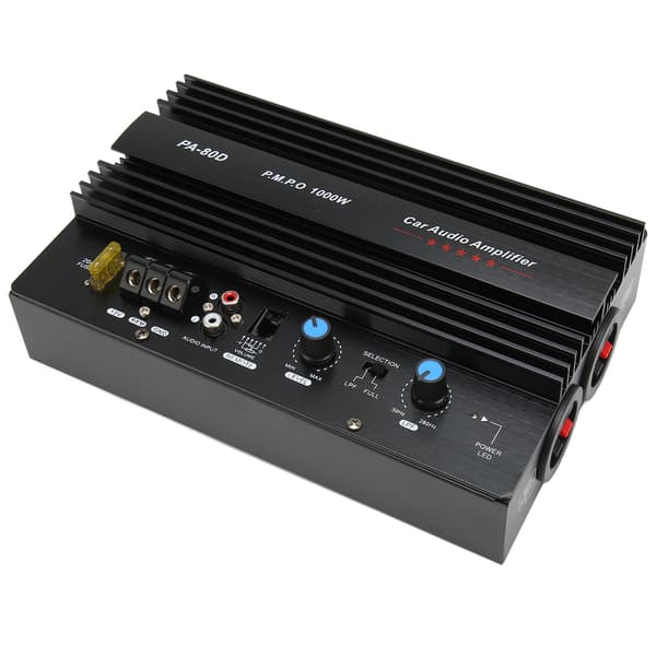 PA 80D Bil Strømforstærker Board Professionel Høj Effekt Subwoofer Plade 12V 1000W