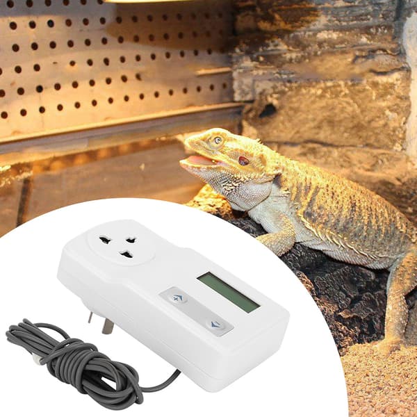 Intelligent Digital Display Reptil Termostat Temperaturregulator AU Plugg 220V