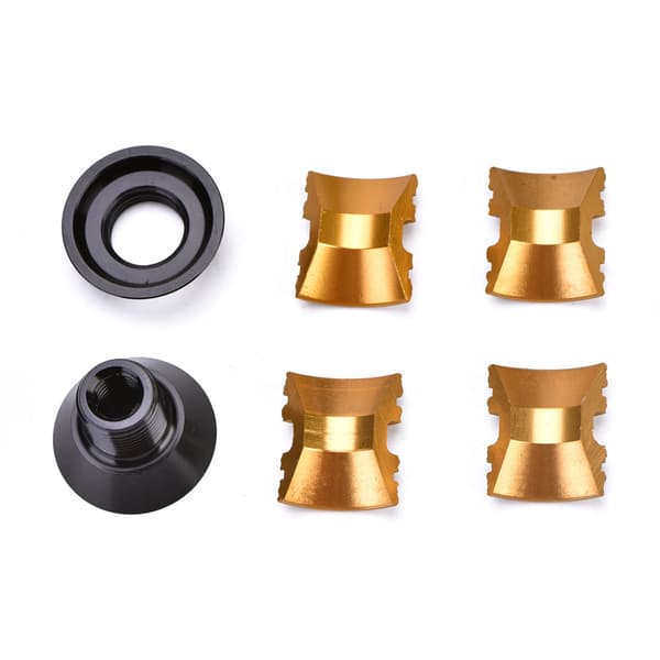 Expanderplugg för styrlager i aluminiumlegering för 28,6 mm kolfibergaffel (Guld)