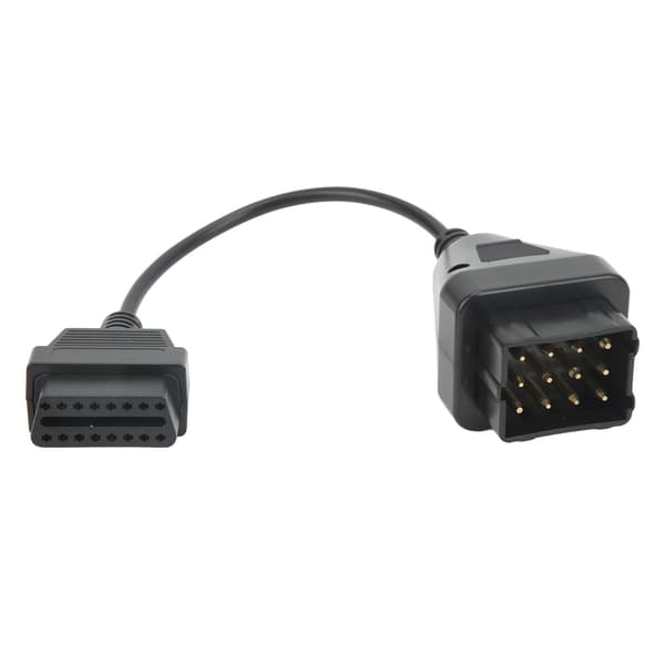 12-Pin til OBD2 Konverter Adapter Professionel Køretøjsdiagnostisk Scannerkabel