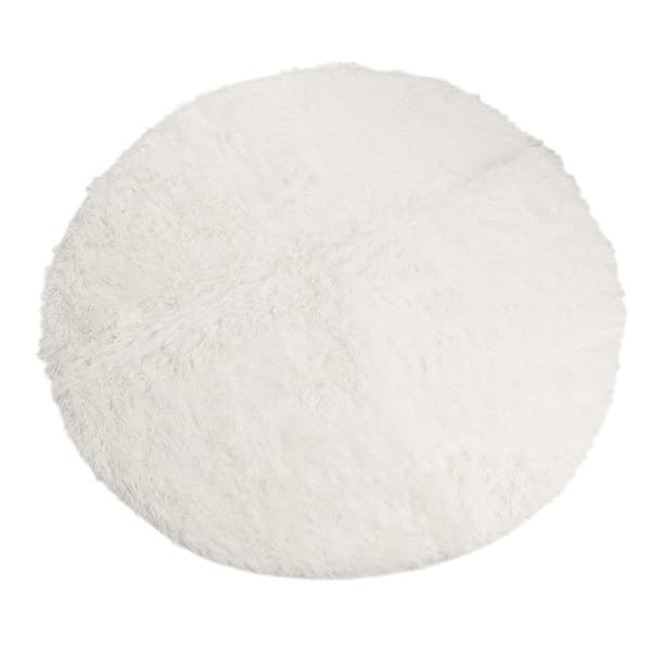 Supermjuk fluffig plyschmatta halkfri modern vardagsrum sovrum vit