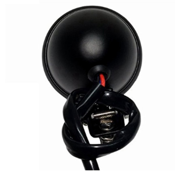 Rød 12v Led Sort Cafe Racer Baglygte Til Chopper Bobber