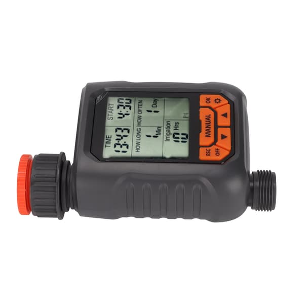 G3 4 Sprinkler Timer IP65 Vattentät Stor LCD Digital Bevattningskontroll Kopparadapter