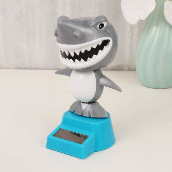 Cartoon Shark Creative Ornament (mörkgrå),