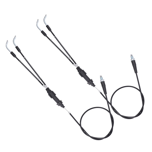 Gaskabel Sort 01 0813 Metal Push Pull Kabel til Banshee 350 YFZ350 1987 til 2006