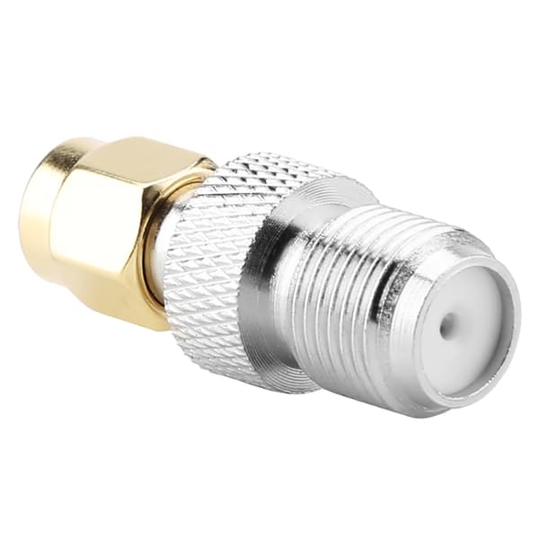 SMA han til F hun RF koaksialadapter (2-pak)