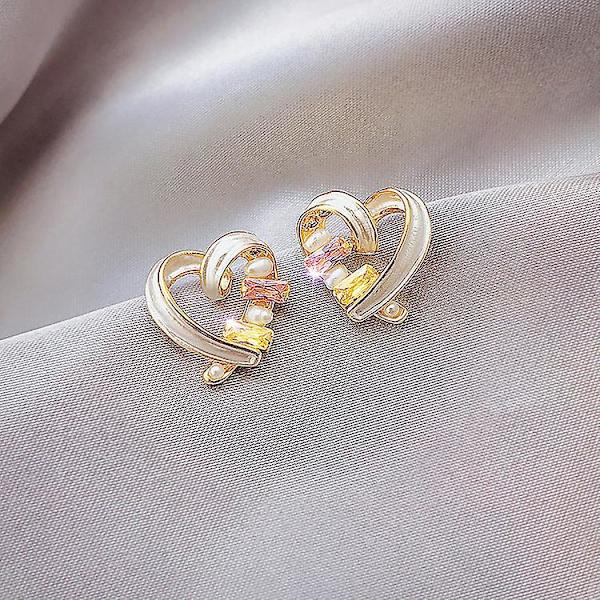 Örhänge Pearl Crystal Girls&#39; Modesmycken Ac3796